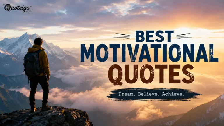 Best Motivational Quotes