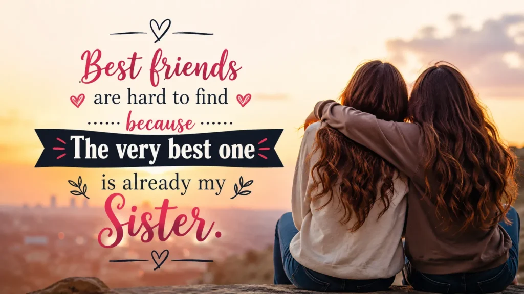 Best Friend sister quotes