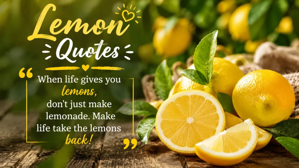 Lemon Quotes