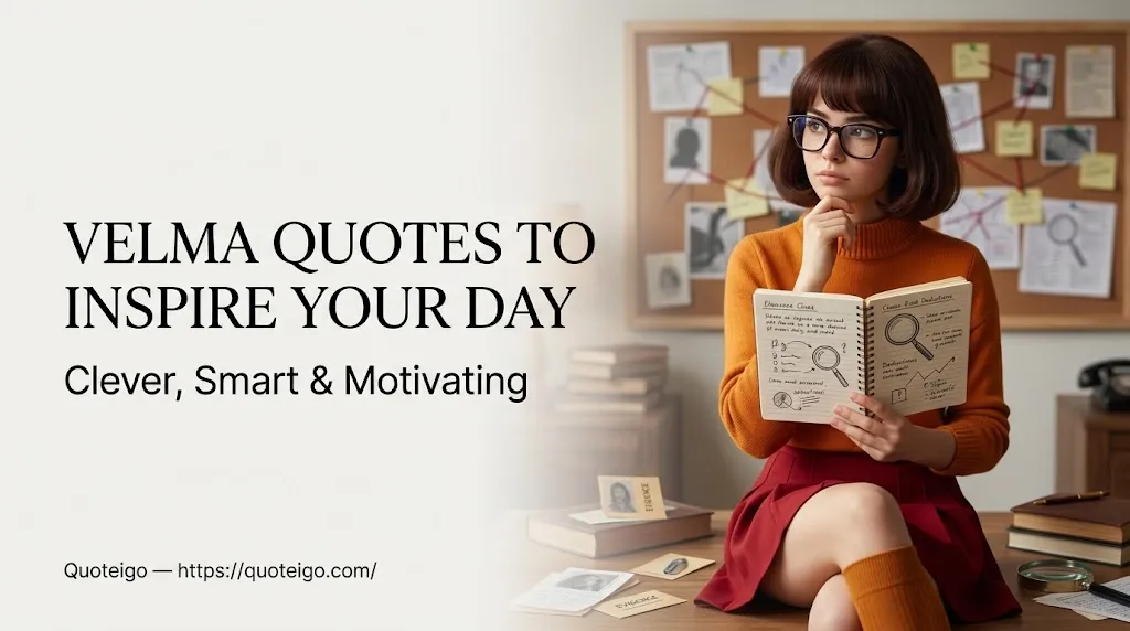 Velma Quotes to Inspire Your Day
