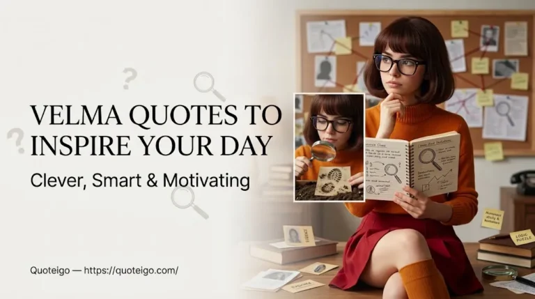 Velma Quotes to Inspire Your Day