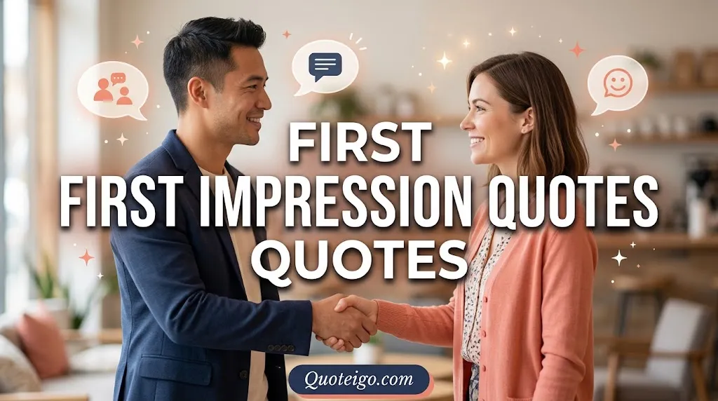 First Impression Quotes