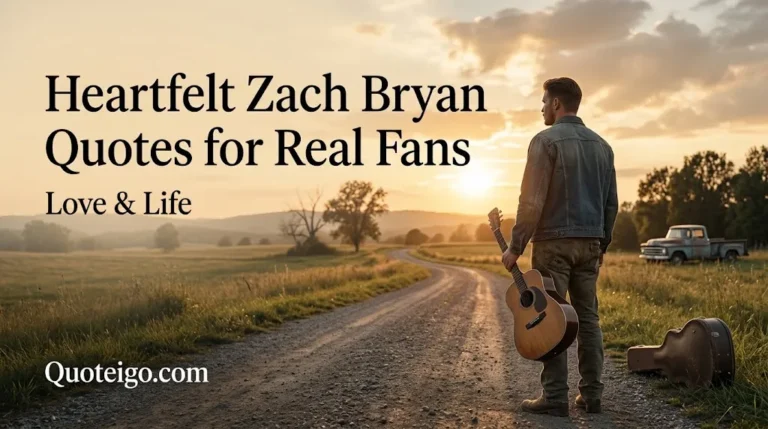 Heartfelt Zach Bryan Quotes for Real Fans