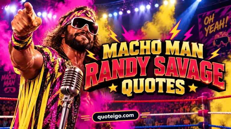 Macho Man Randy Savage Quotes