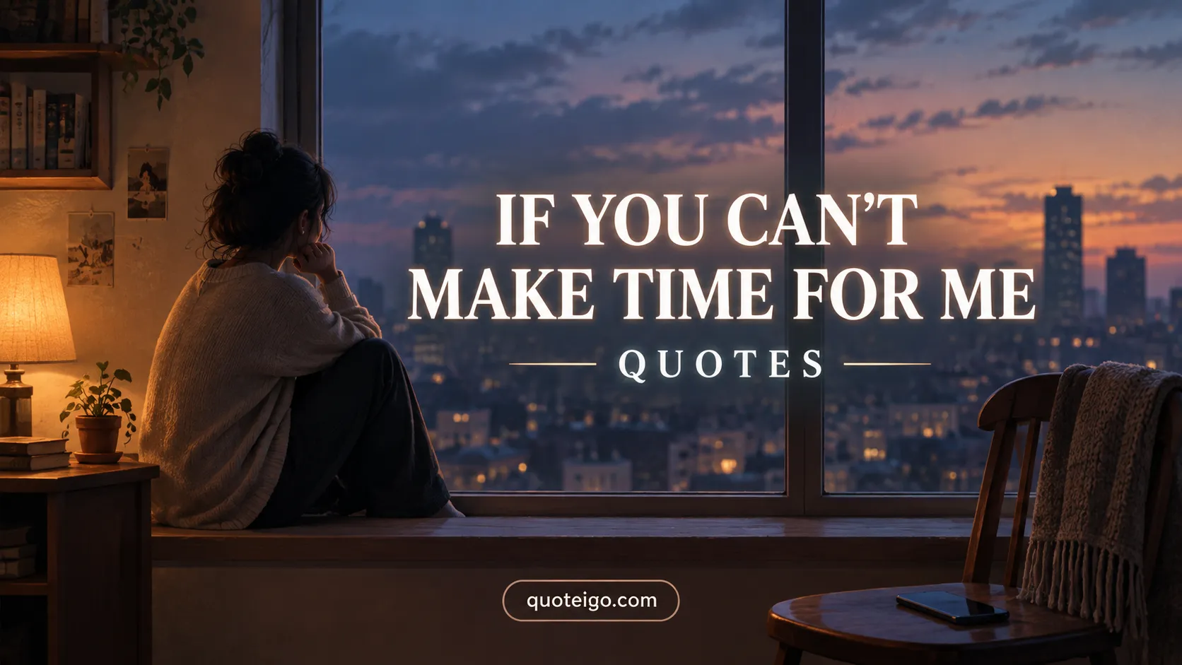 If You Can't Make Time for Me Quotes
