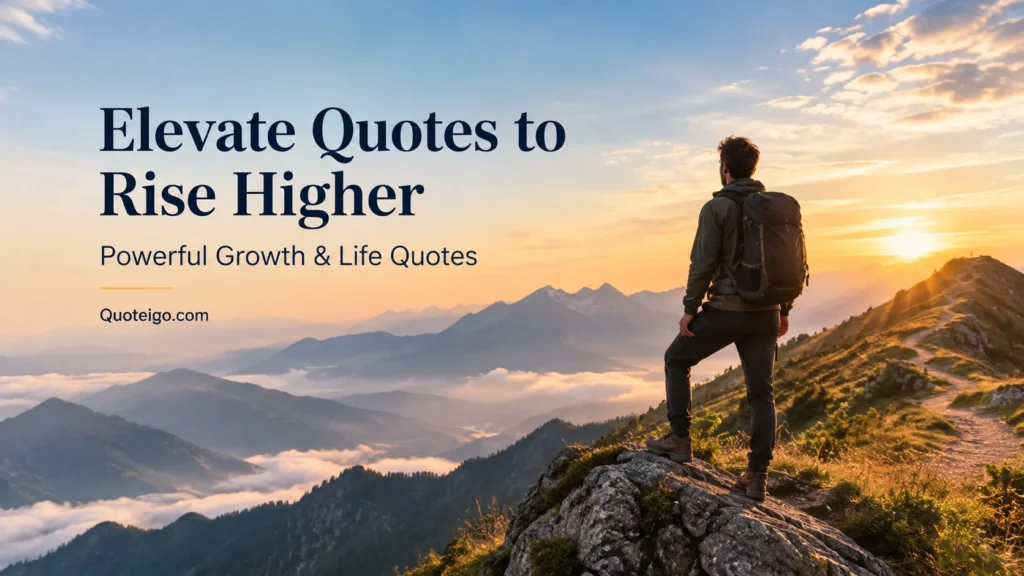 Elevate Quotes to Rise Higher