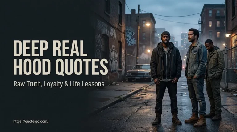 Deep Real Hood Quotes